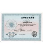 High School Diploma - Ukraine (after 2000)