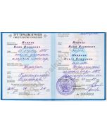 Birth Certificate - Kazakhstan